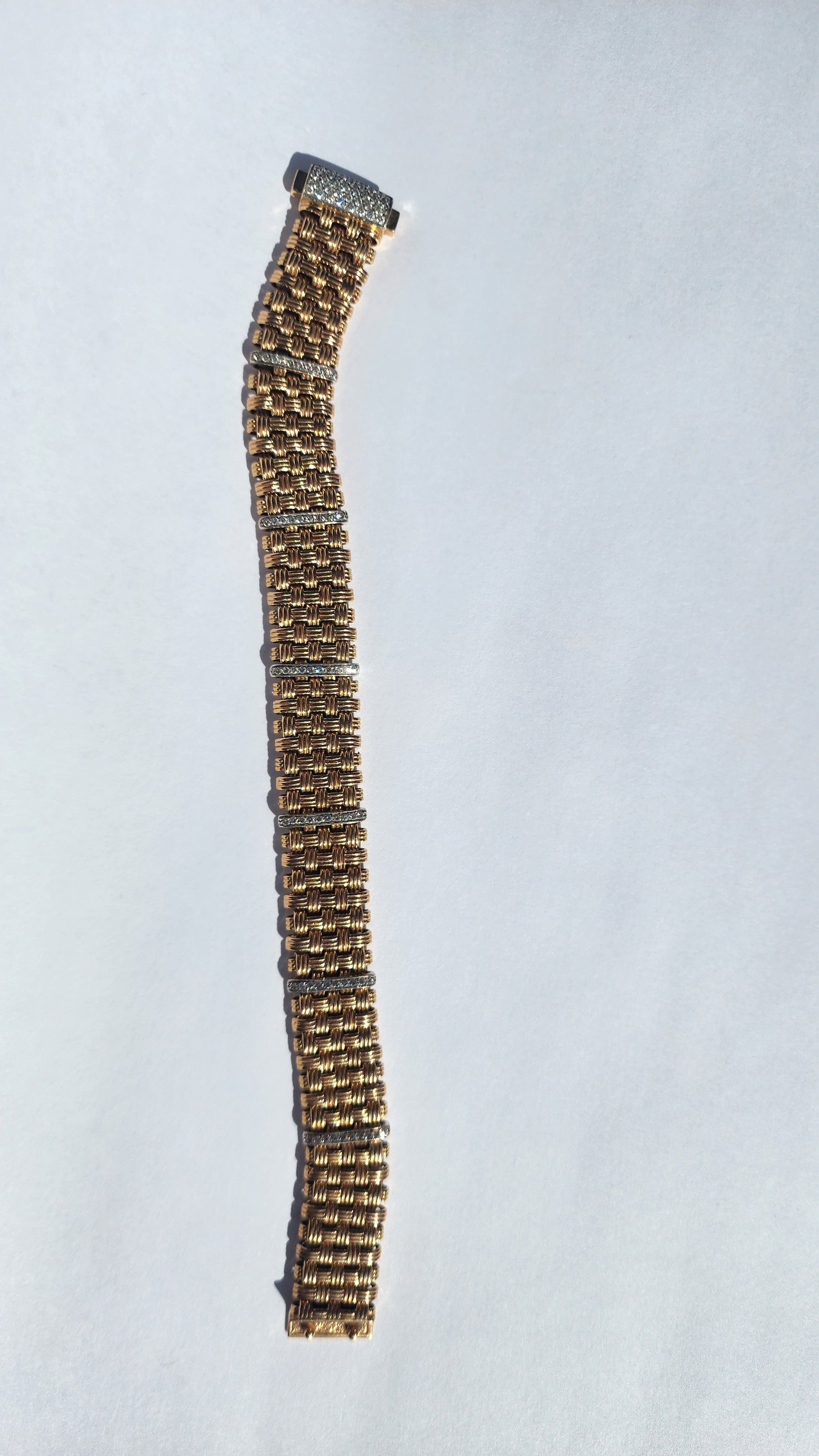 Roberto Coin 5-Row Appassionata Diamond Bracelet – 18k Gold - Jewelry