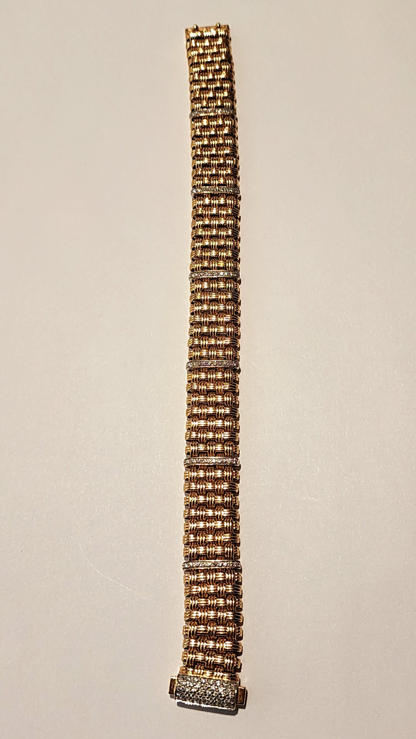 Roberto Coin 5-Row Appassionata Diamond Bracelet – 18k Gold - Jewelry