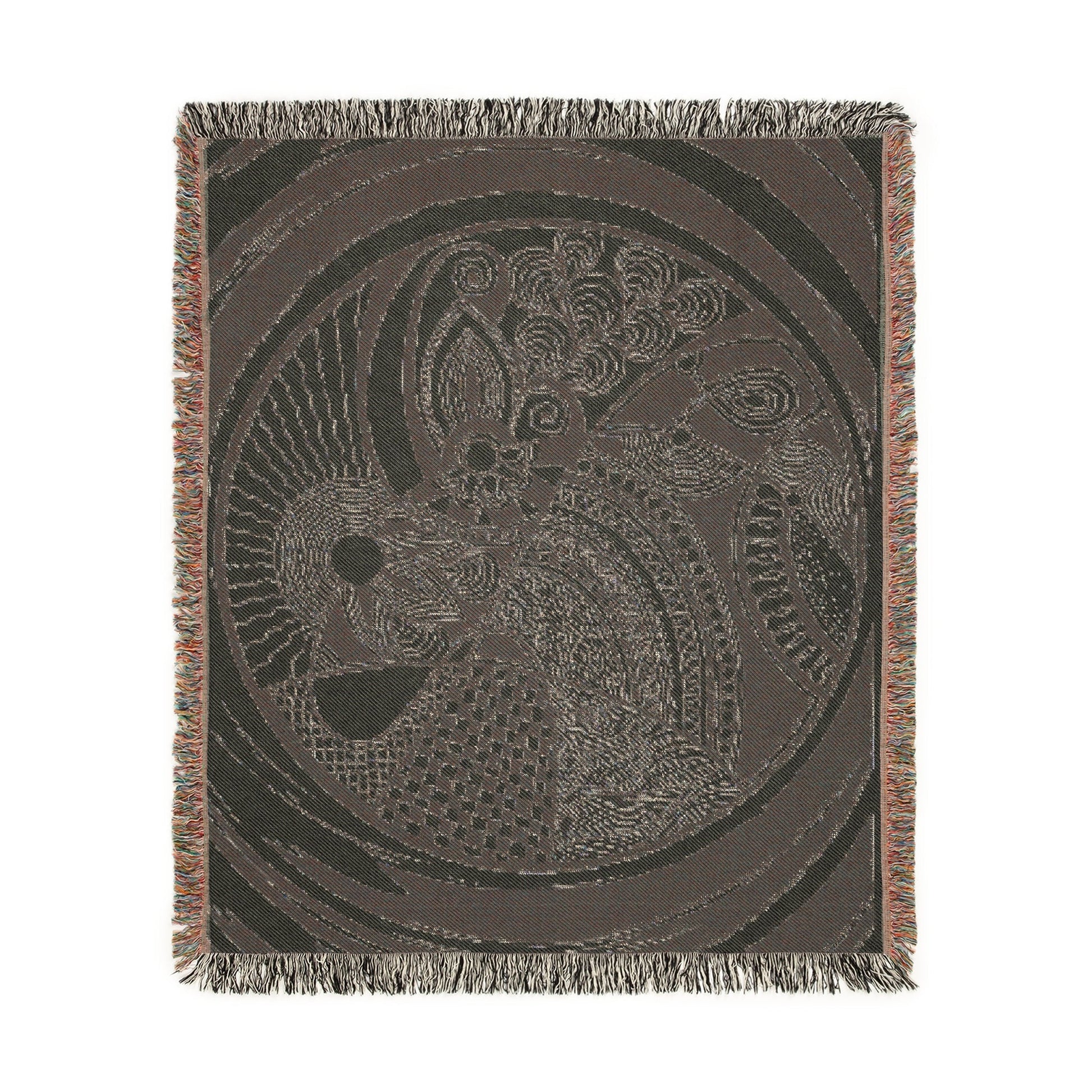 Sacred Lines – Woven Blanket Home Decor