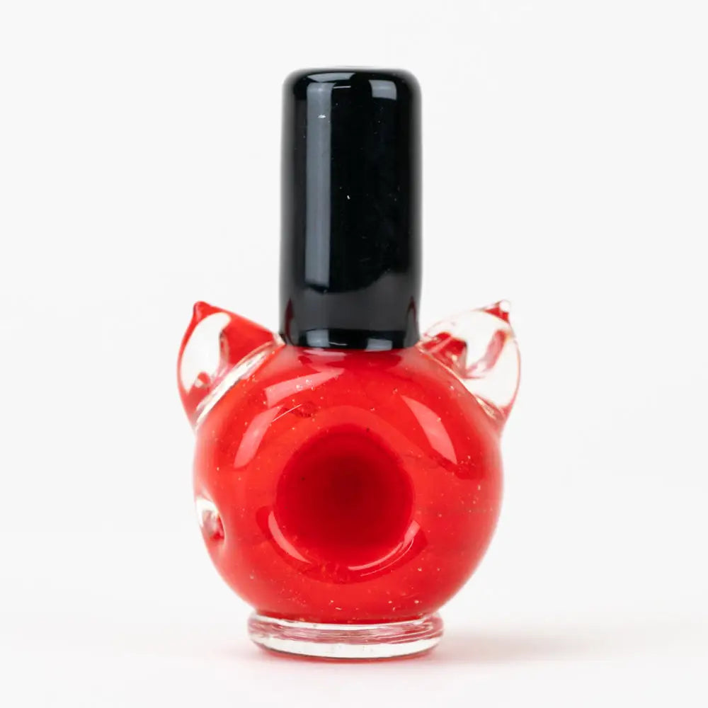 SakiBomb Kitty Red Nail Polish Dry Pipe - Dry Pipe