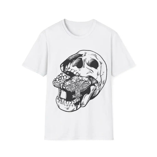 Skull Mushroom Shirt Magic Mushroom TShirt Trippy Mycology T-shirt Alt Clothes Mushroom Clothes Mushroom Lovers