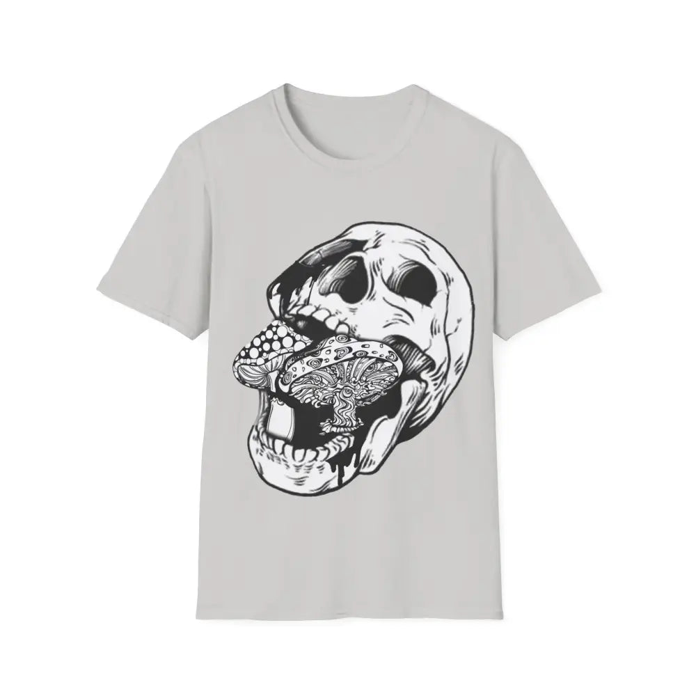 Skull Mushroom Shirt Magic Mushroom TShirt Trippy Mycology T-shirt Alt Clothes Mushroom Clothes Mushroom Lovers