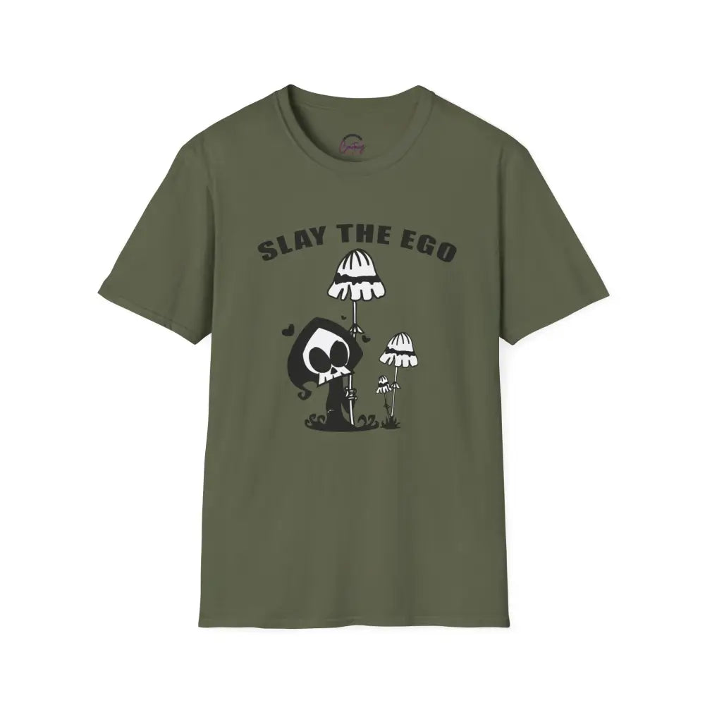 Slay the Ego Tshirt | Mushroom Shirt | Trippy Mush Shirt | Magic Mushroom Top Mushroom Tshirt Trippy Shirt Mushroom Tee