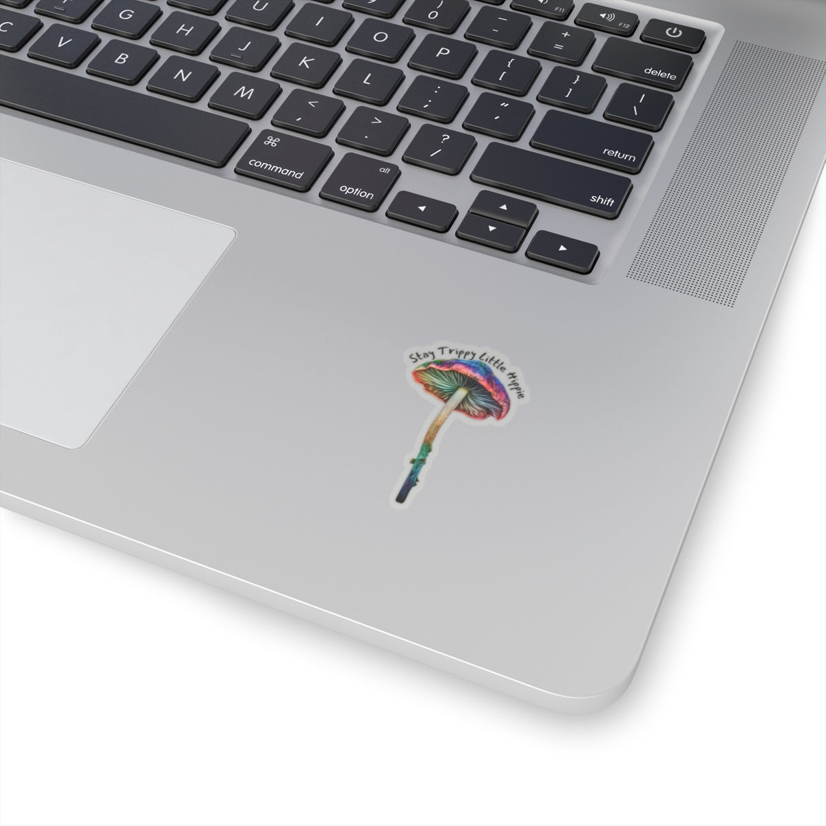 Stay Trippy Little Hippie Mushroom Sticker | Colorful Vinyl Stickers for Free Spirits | Perfect for Laptops Water