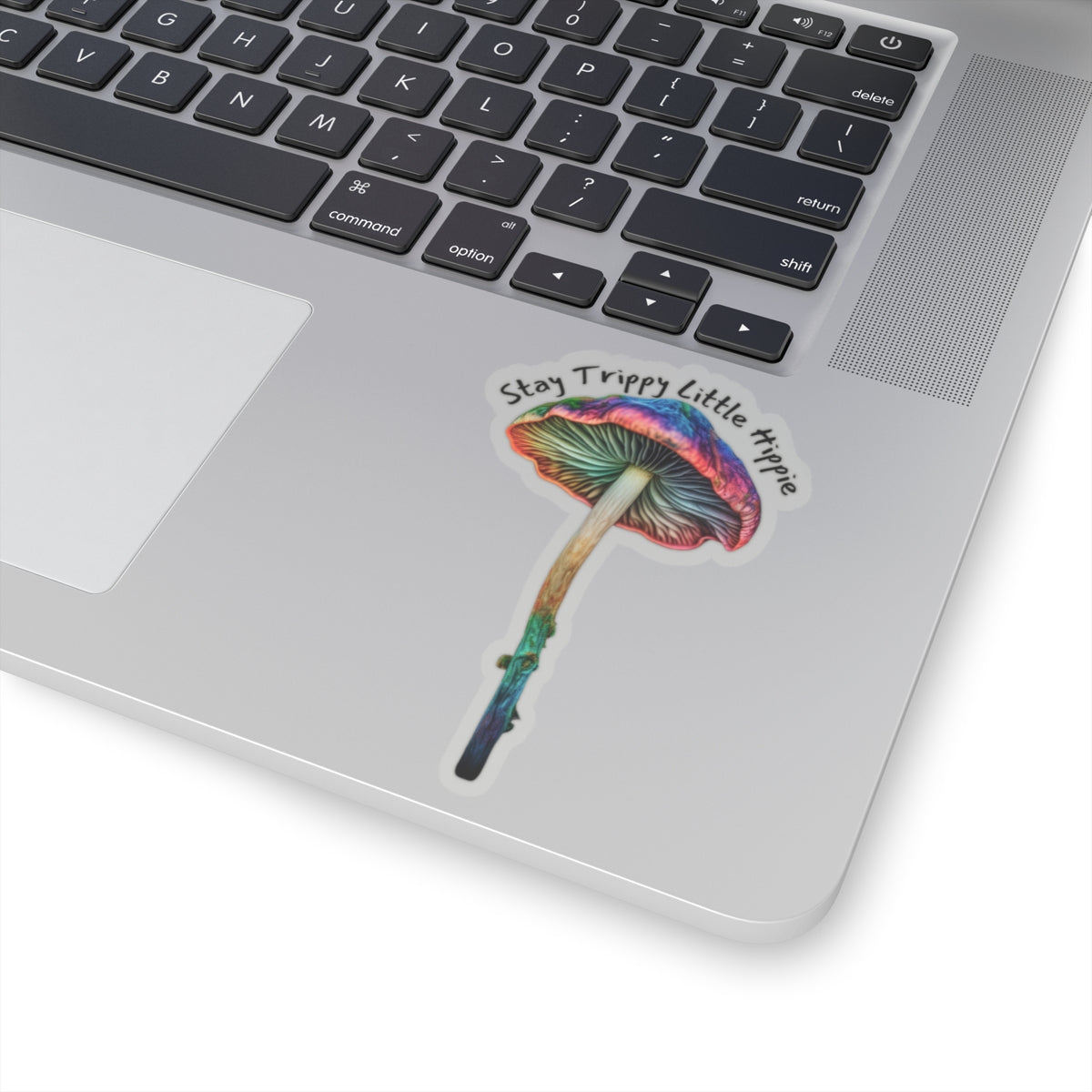 Stay Trippy Little Hippie Mushroom Sticker | Colorful Vinyl Stickers for Free Spirits | Perfect for Laptops Water
