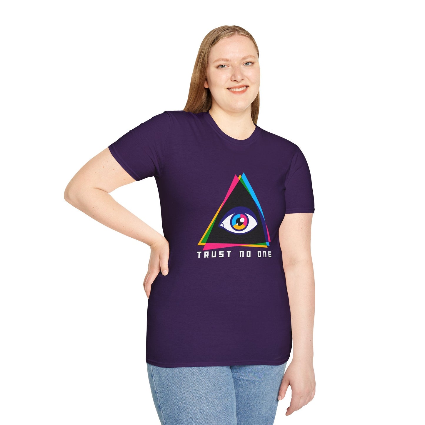’Trust No One’ Evil Eye Illuminati T-Shirt – Stand Out & Stay Mysterious - T-Shirt