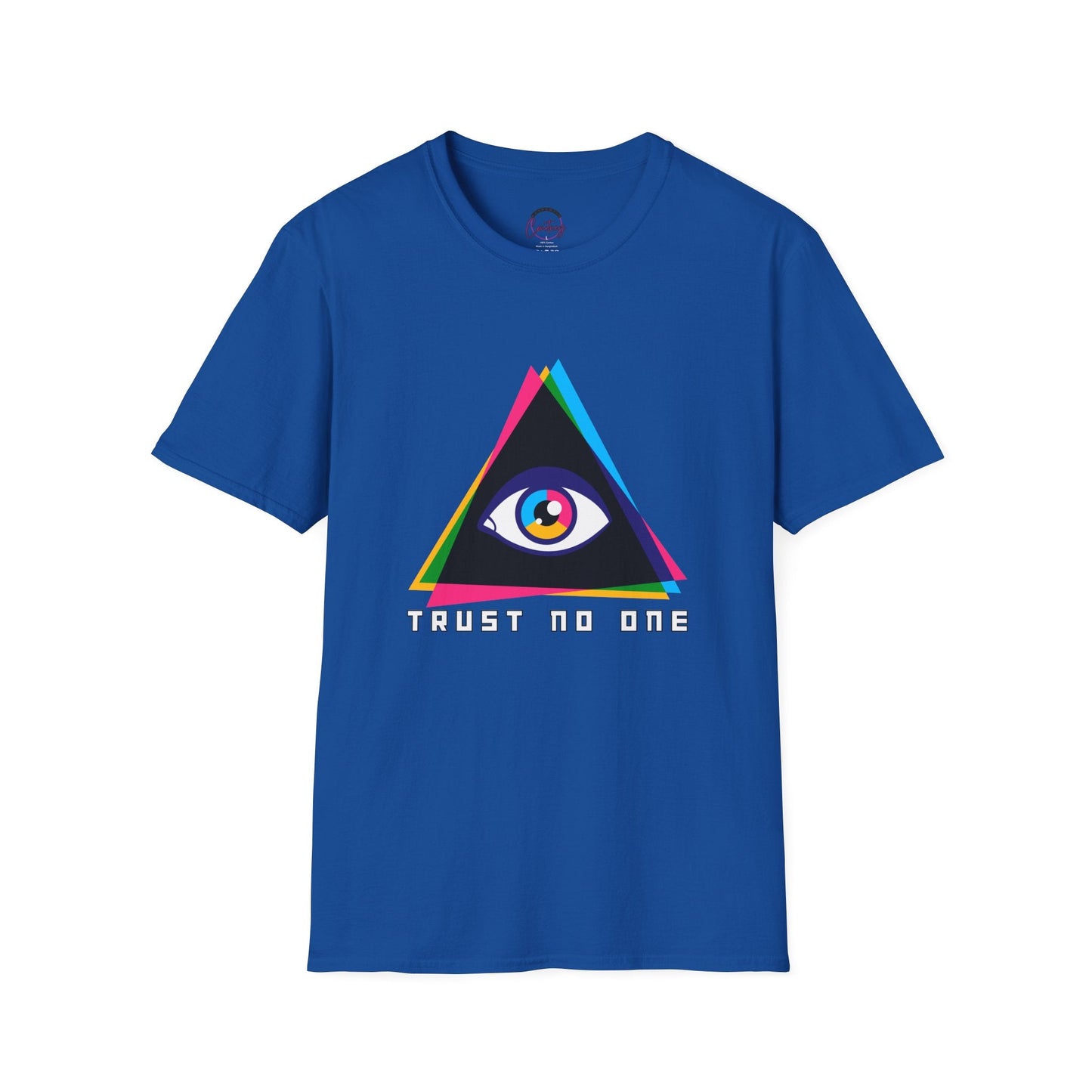 ’Trust No One’ Evil Eye Illuminati T-Shirt – Stand Out & Stay Mysterious - XS / Royal - T-Shirt