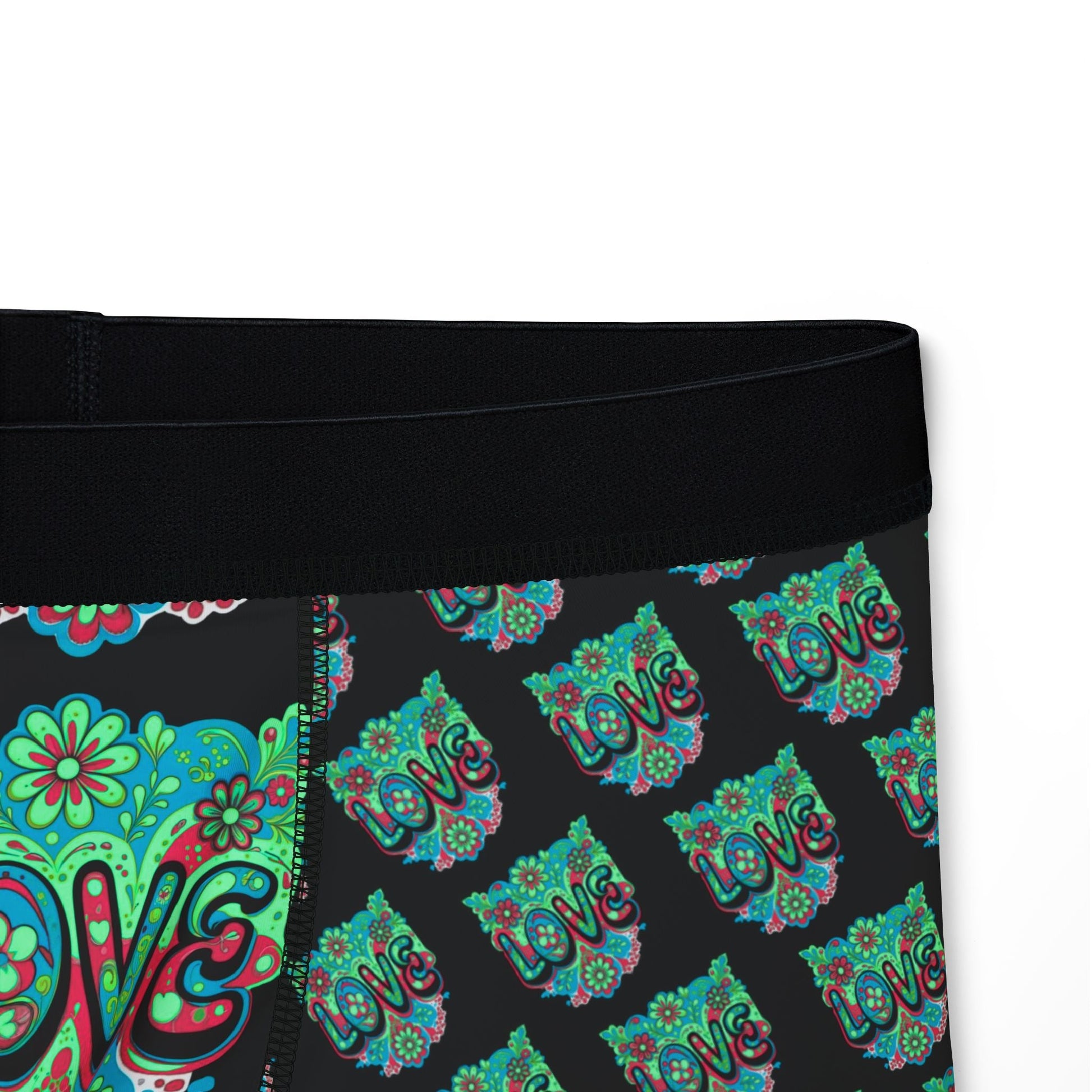 Turquoise Temple Love Boxer Briefs All Over Prints