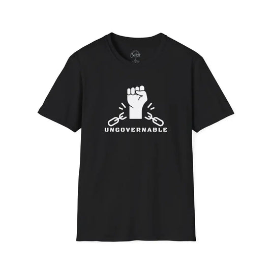 Ungovernable Fist Power T-Shirt | Rebel Strength Tee | Breaking Free Shirt - XS / Black - T-Shirt