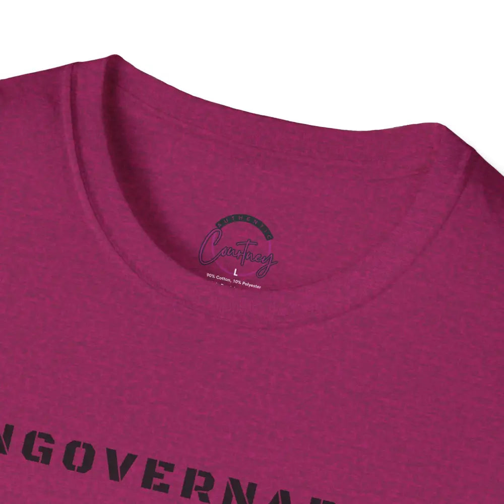 Ungovernable T-Shirt | Distressed Block Letters | Bold Statement Tee - T-Shirt