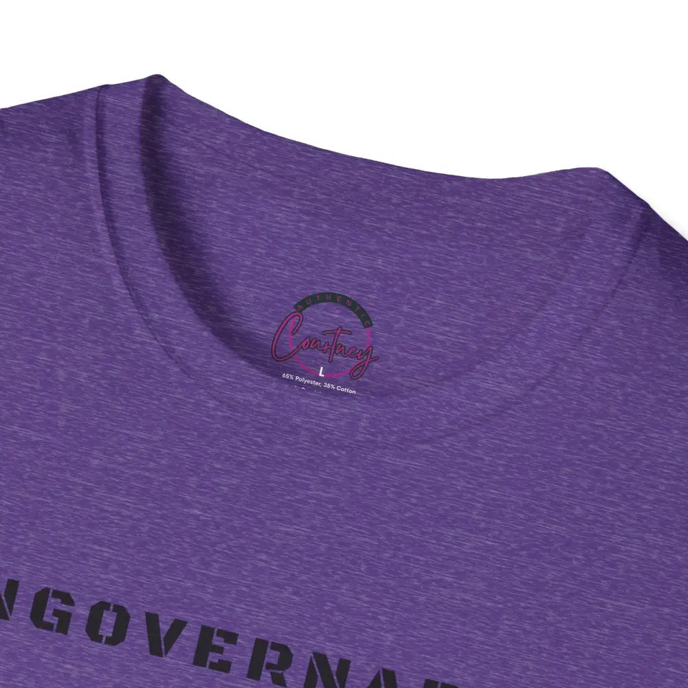Ungovernable T-Shirt | Distressed Block Letters | Bold Statement Tee - T-Shirt