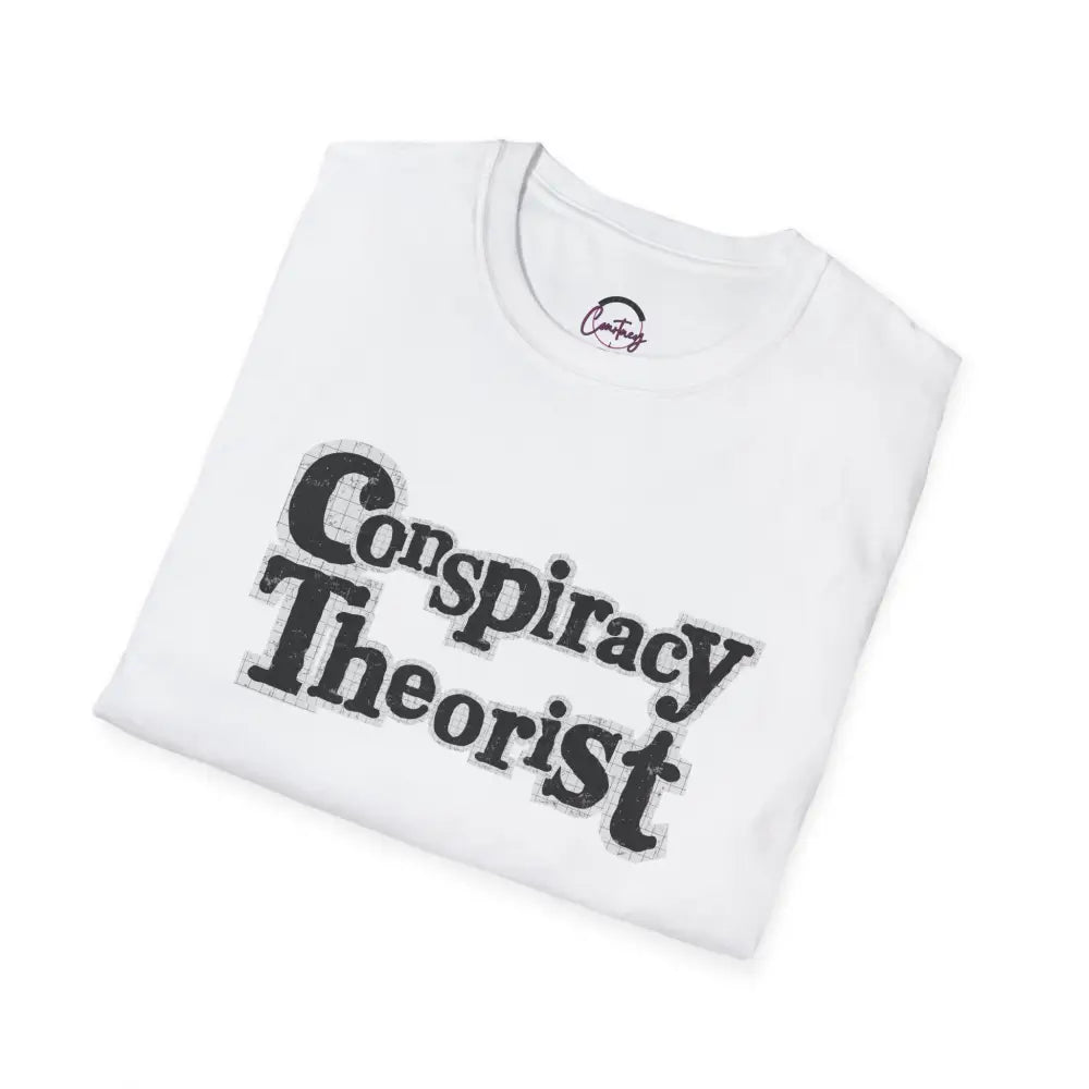 White Conspiracy Theorist tshirt - T-Shirt