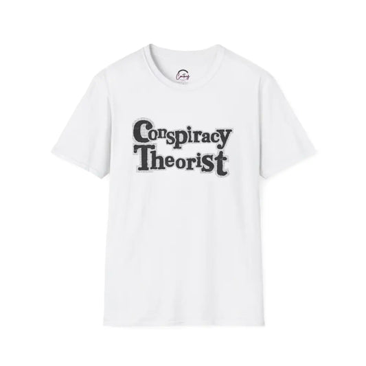 White Conspiracy Theorist tshirt - XS / White - T-Shirt