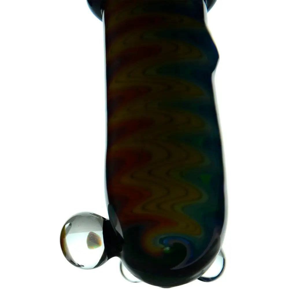 WIG WAG HAND PIPE WITH OPAL - Dry Pipe
