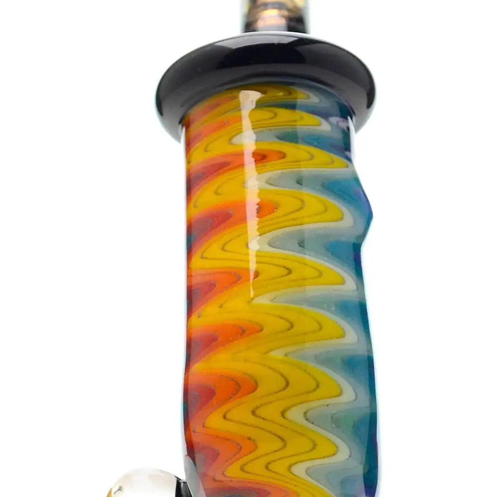 WIG WAG HAND PIPE WITH OPAL - Dry Pipe