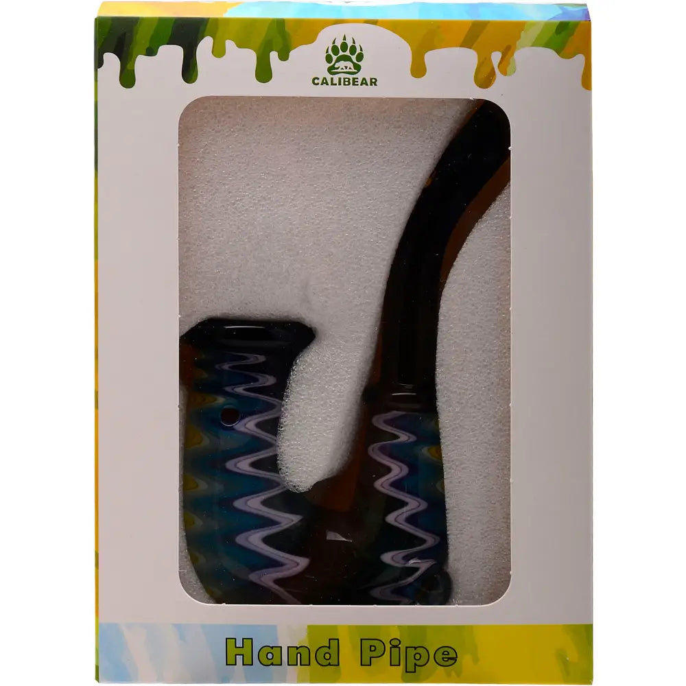 WIG WAG HAND PIPE WITH OPAL - Dry Pipe