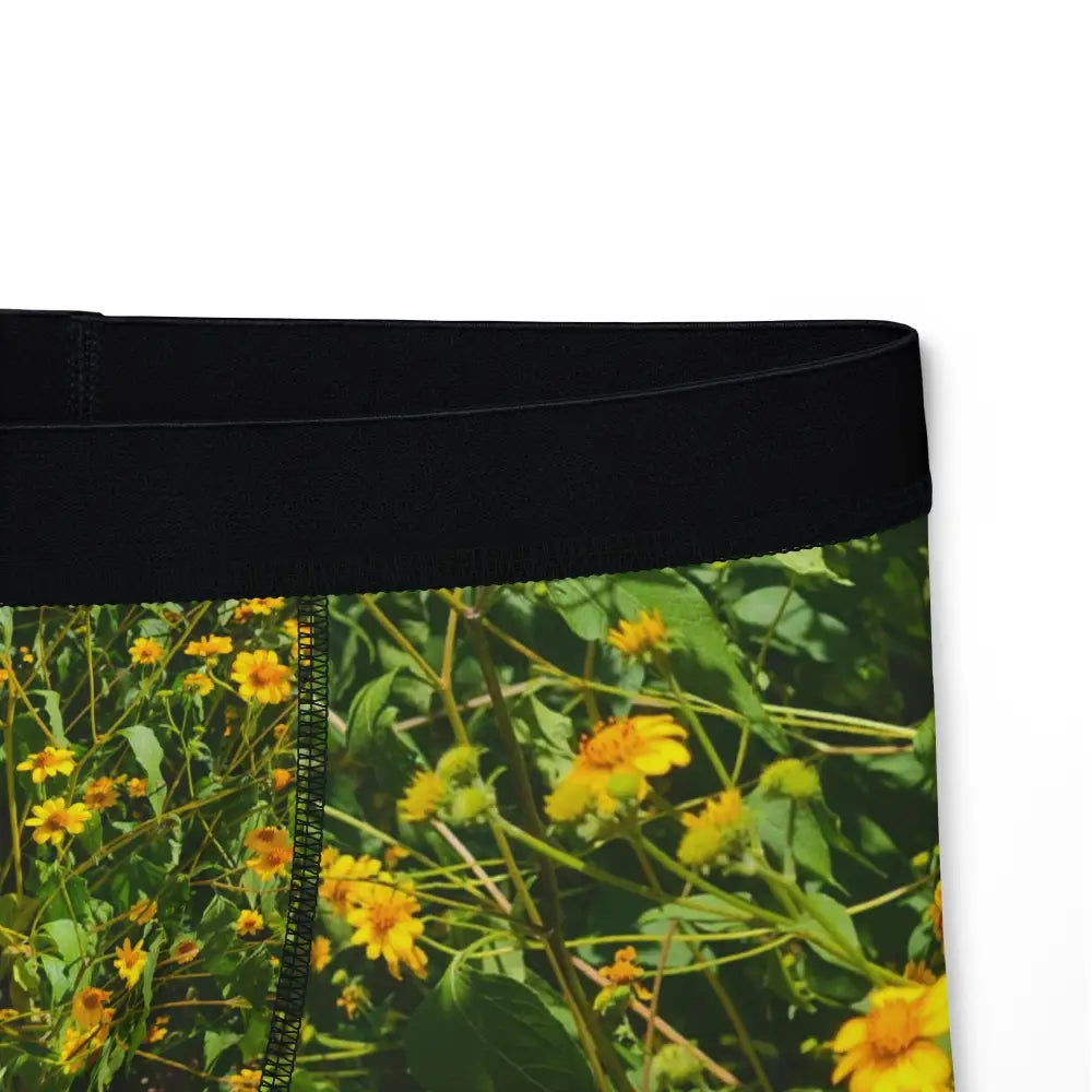 ’Wildflower Wonderland’ Men’s Boxers: A Garden Party in Your Pants - All Over Prints