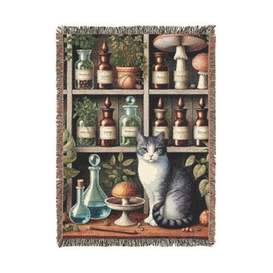 Witch’s Pantry – Woven Blanket Artwork / 52’’ × 37’’ Home Decor