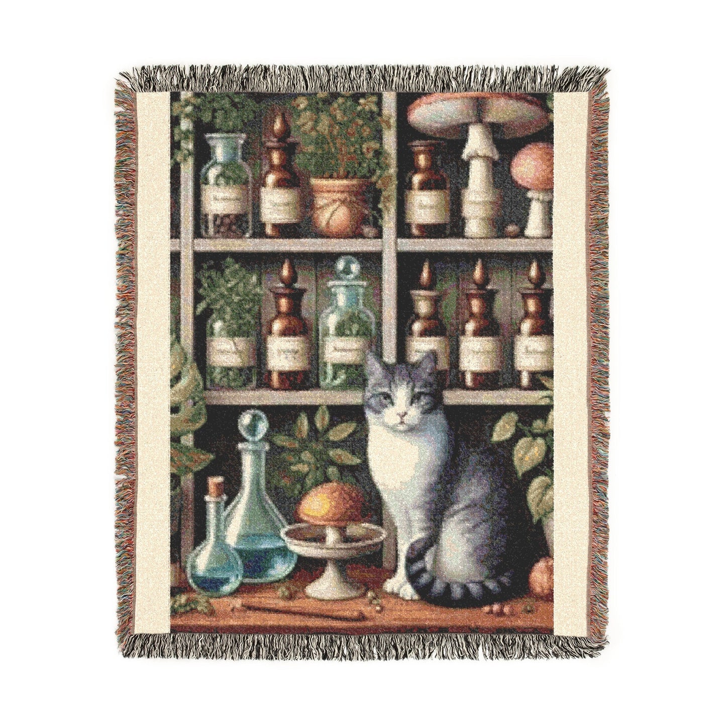 Witch’s Pantry – Woven Blanket Artwork / 60’’ × 50’’ Home Decor