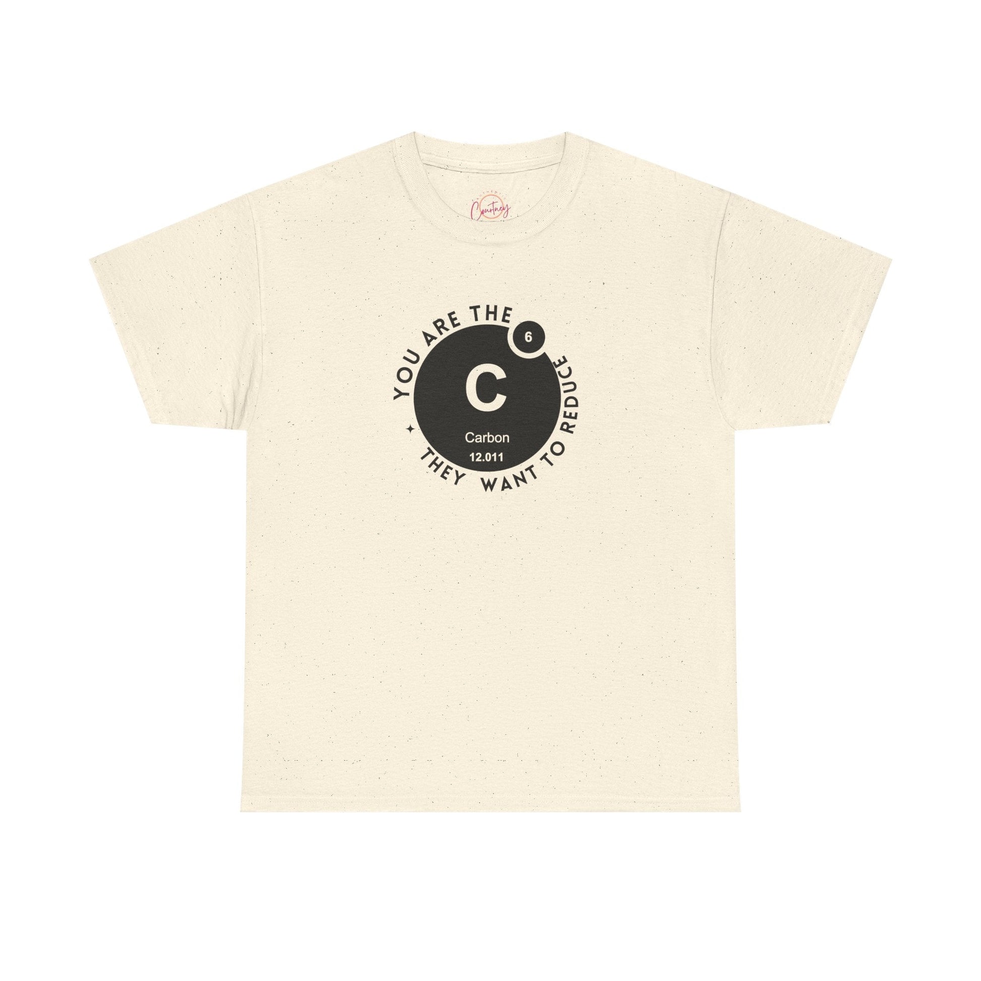 You are the Carbon Statement Tee Conspiracy Tshirt Natural / S T Shirt